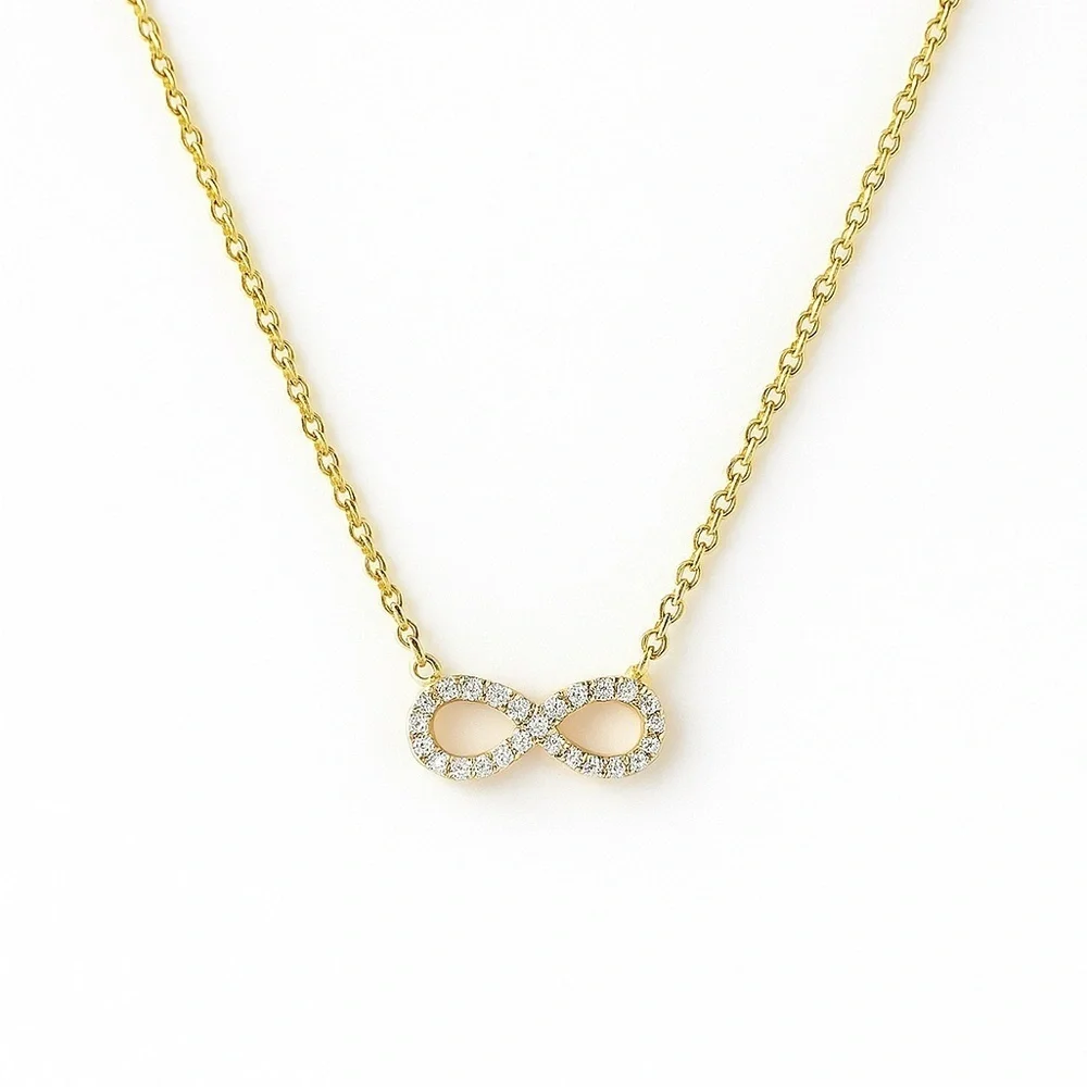 ⚜️ Gold and Silver Infinity Necklace